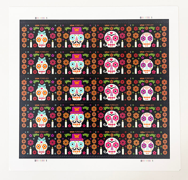 Day of the Dead Forever First Class Postage Stamps - Stamps Co Online