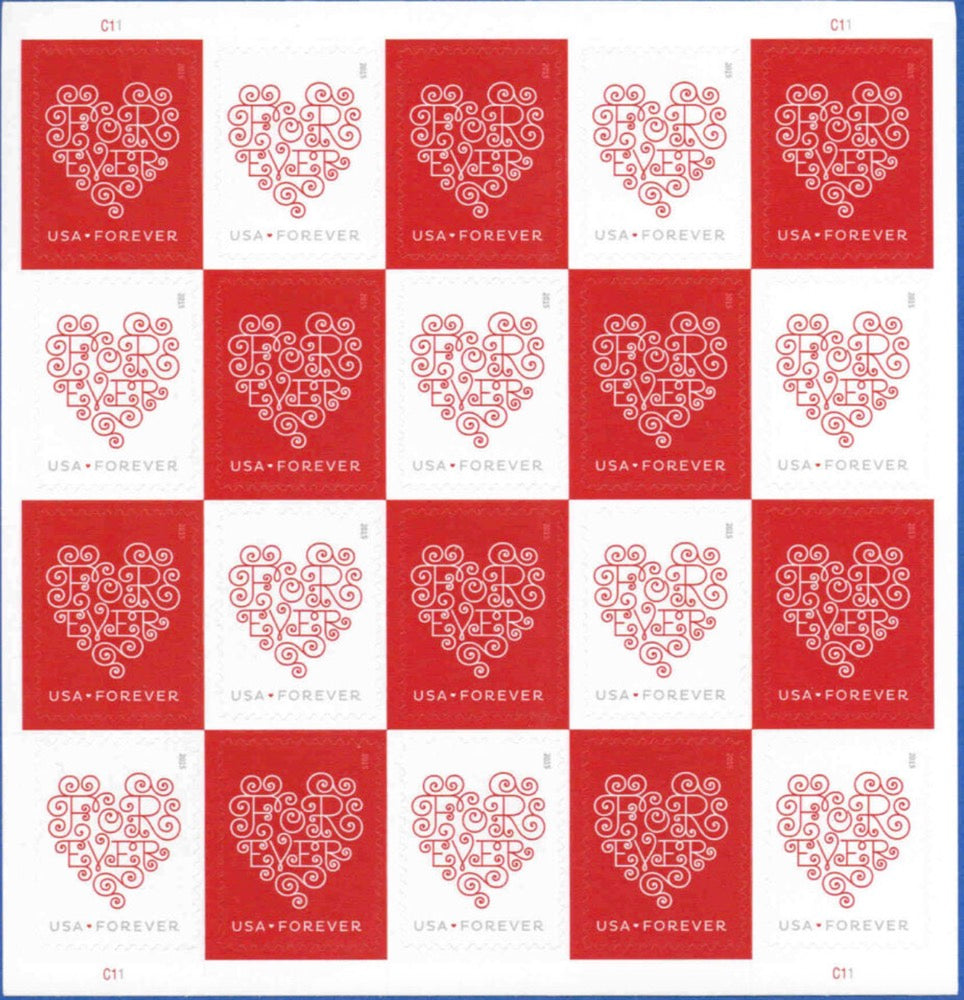 Red White Forever First Class Postage Stamps - Stamps Co Online