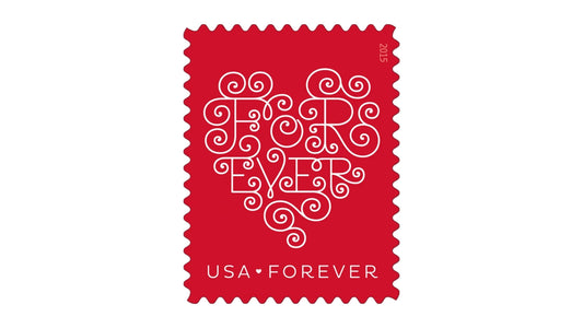 Red White Forever First Class Postage Stamps - Stamps Co Online