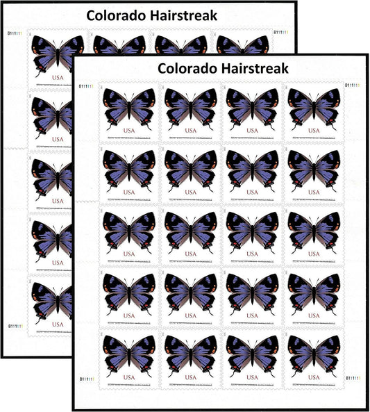 Colorado Hairstreak Butterfly Forever First Class Postage Stamps - Stamps Co Online