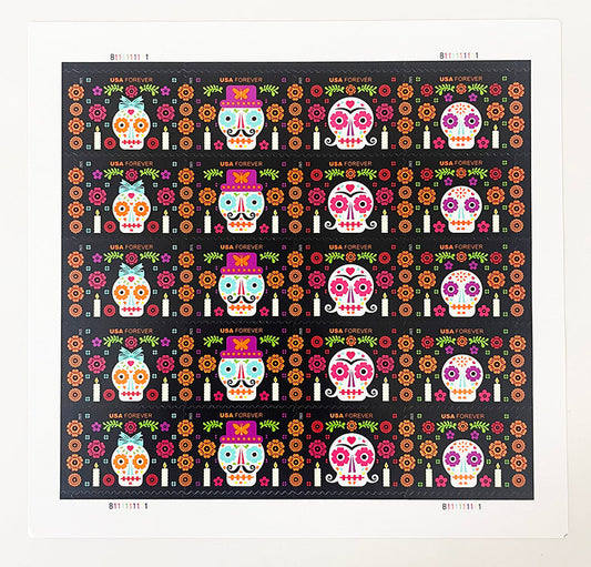 Day of the Dead Forever First Class Postage Stamps - Stamps Co Online