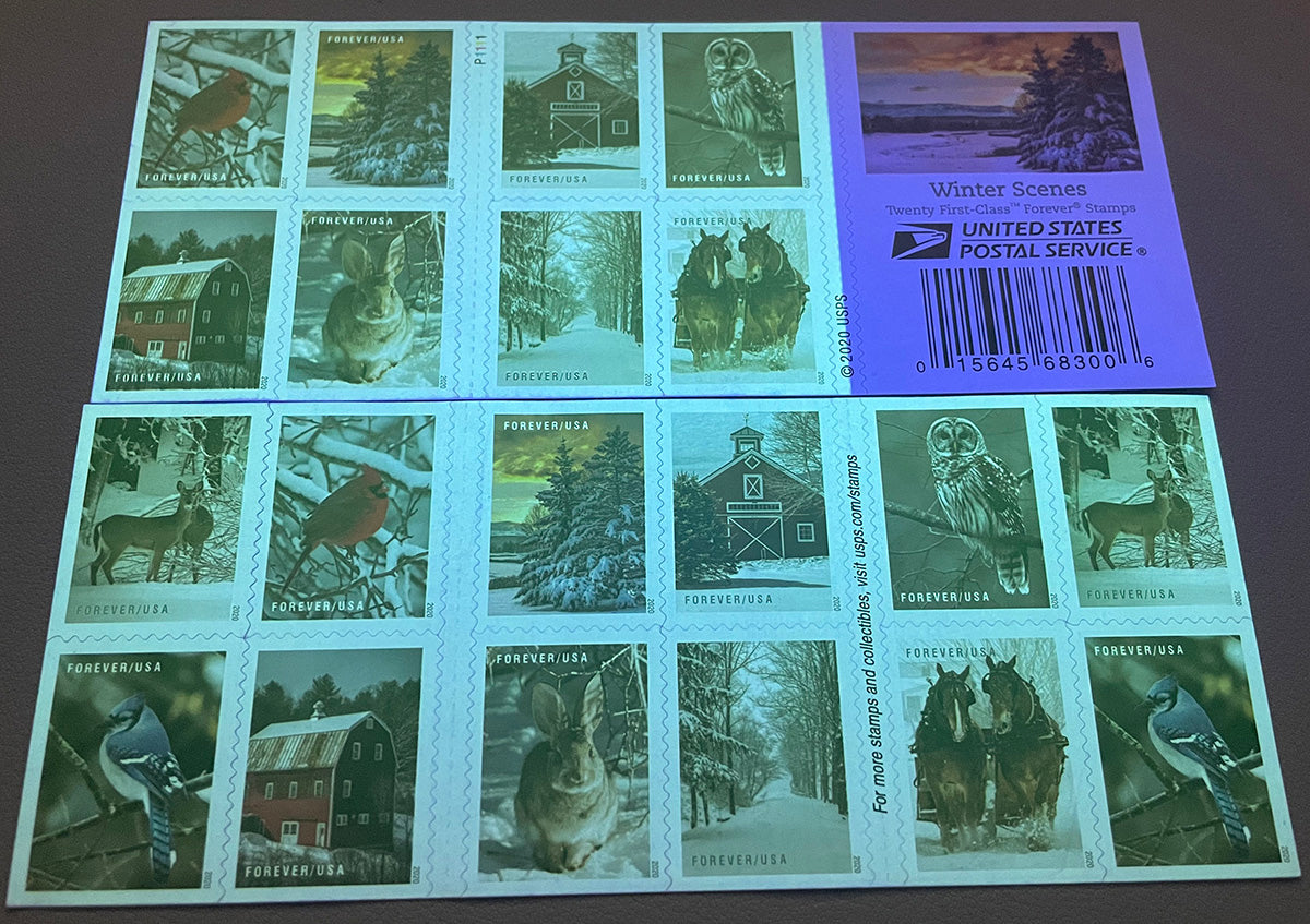 Winter Scenes Forever First Class Postage Stamps - Stamps Co Online