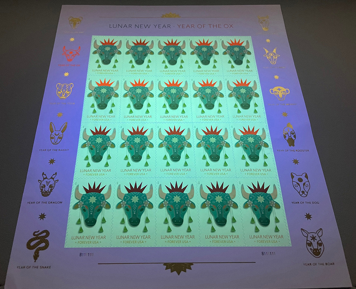 Year of the Ox Stamp Celebrates Lunar New Year Forever First Class Postage Stamps - Stamps Co Online