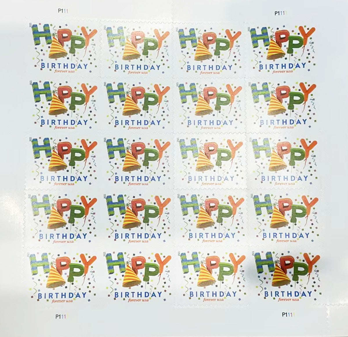 Happy Birthday Forever First Class Postage Stamps - Stamps Co Online