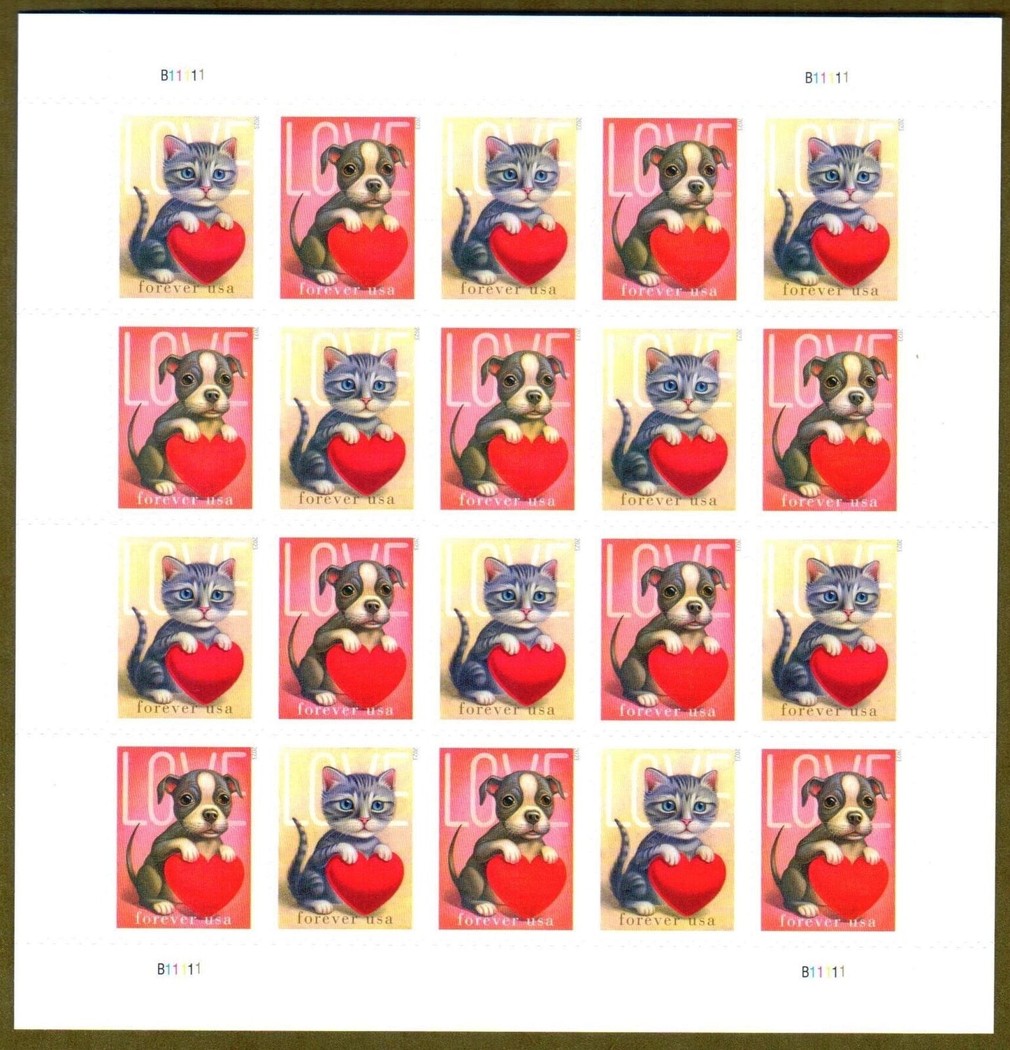 2023 Love Forever First Class Postage Stamps - Stamps Co Online