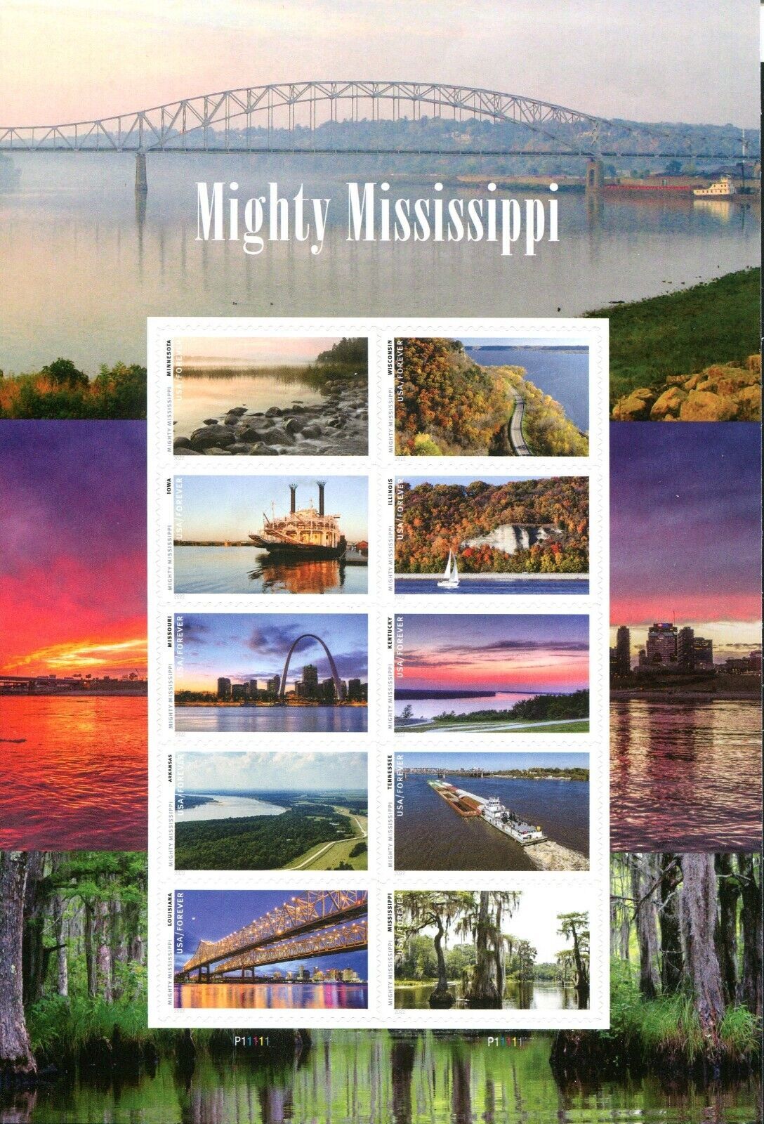 Mighty Mississippi Forever First Class Postage Stamps - Stamps Co Online