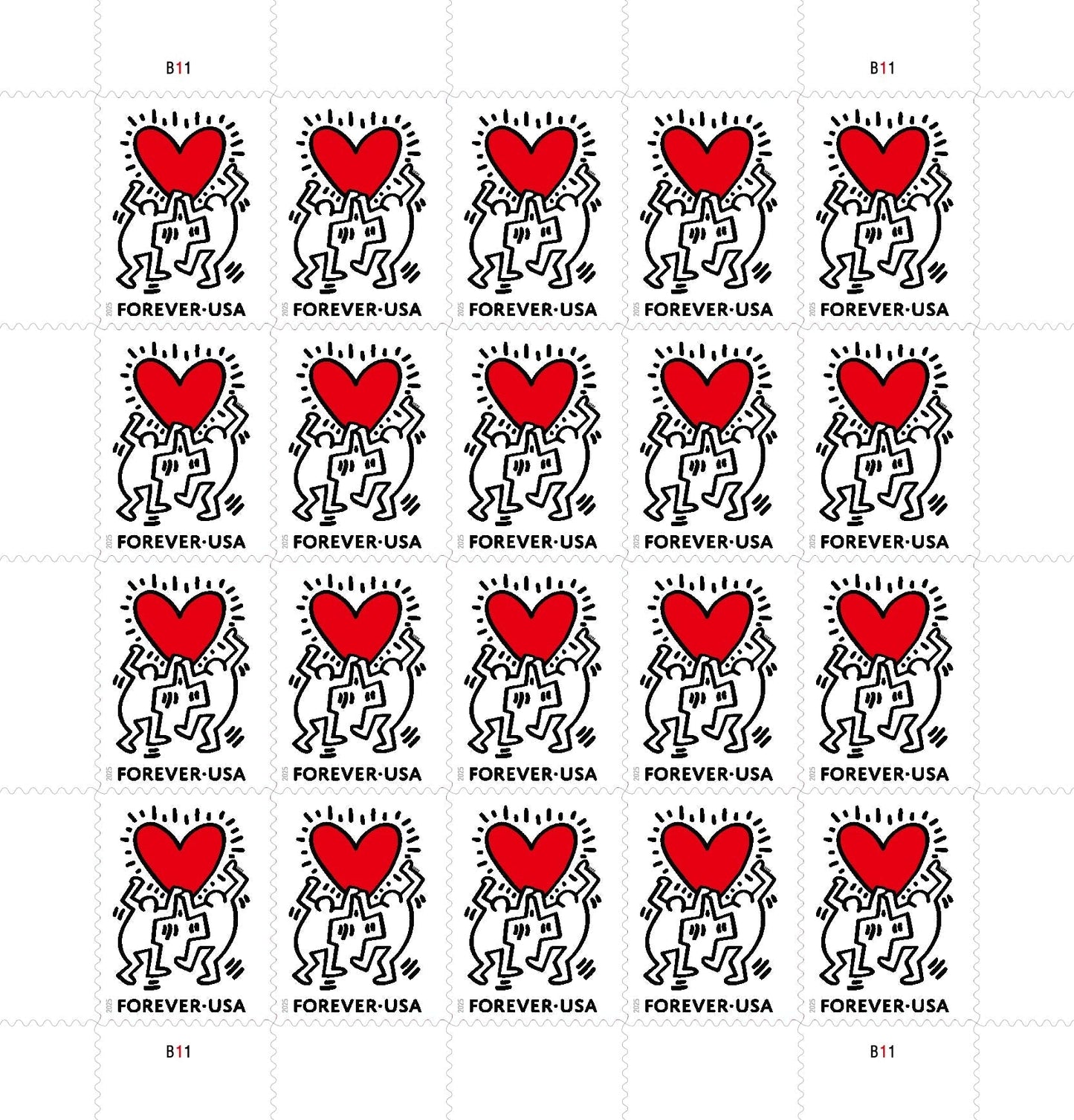 2025 Love Forever First Class Postage Stamps - Stamps Co Online
