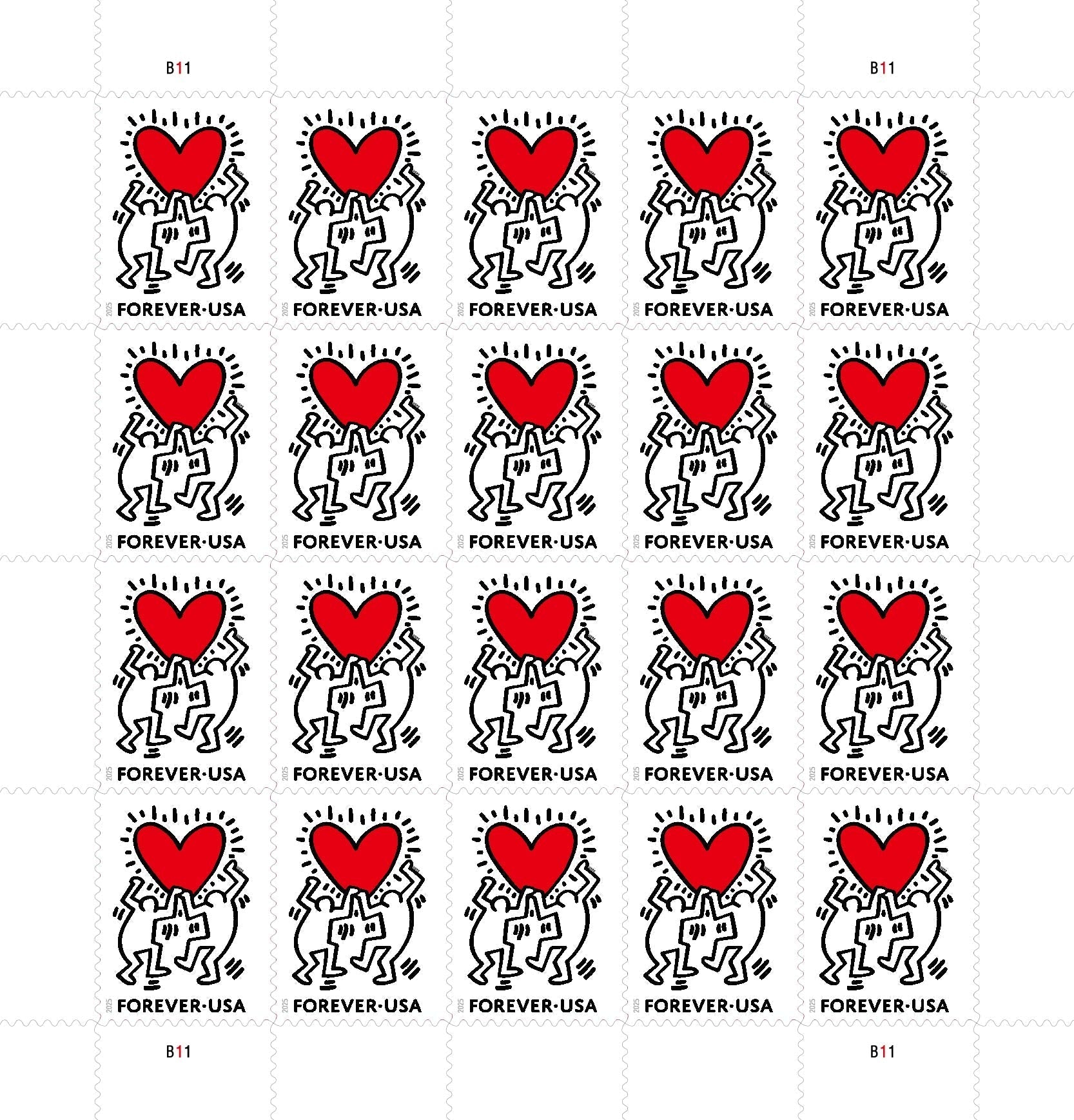 2025 Love Forever First Class Postage Stamps - Stamps Co Online
