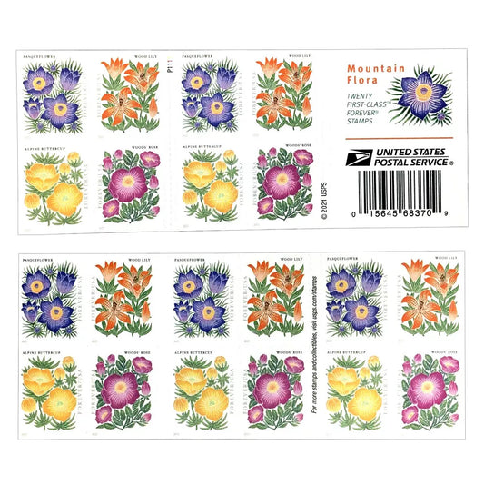 Mountain Flora Forever First Class Postage Stamps - Stamps Co Online