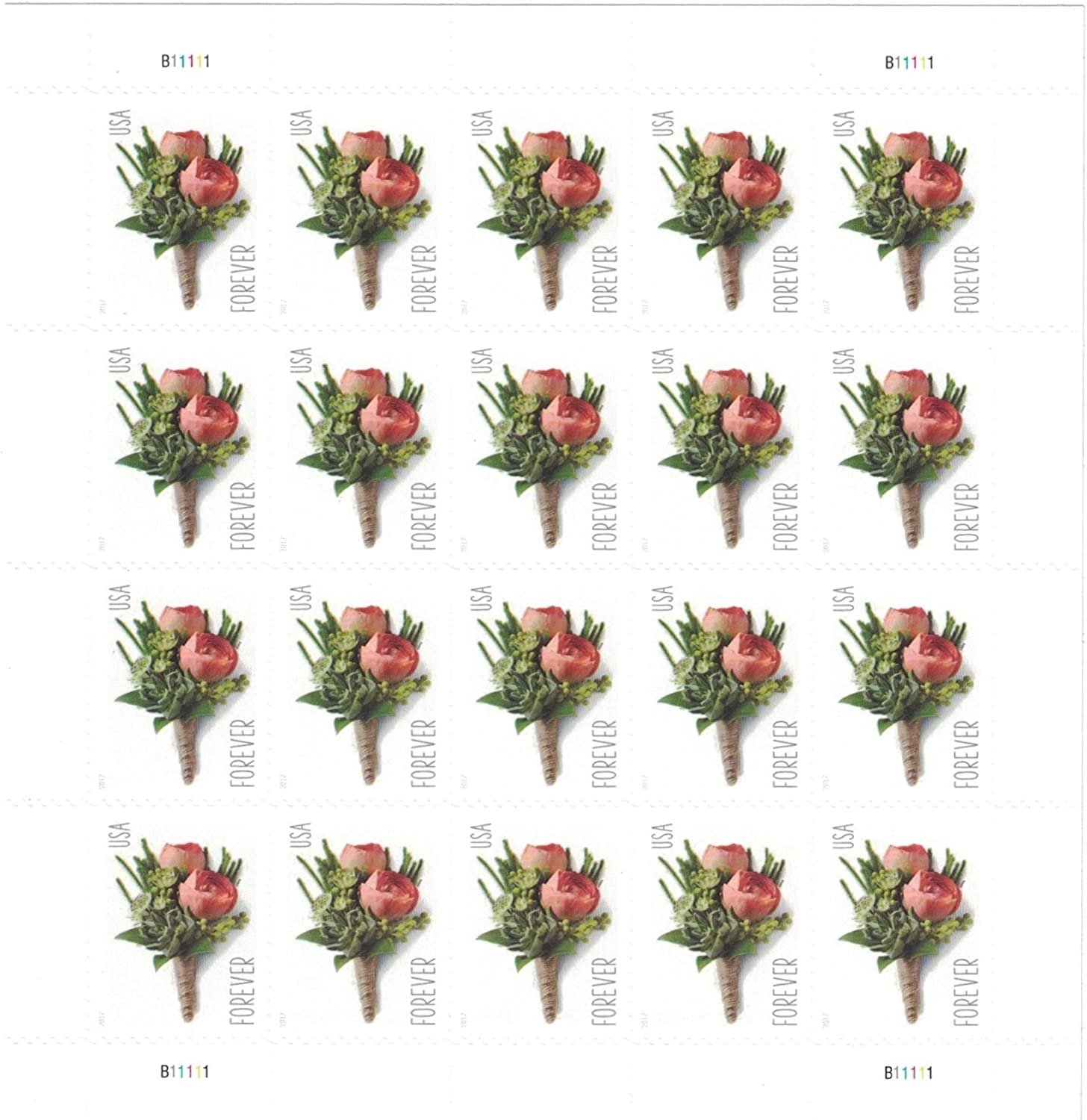 Celebration Boutonniere Forever Postage Stamps - Stamps Co Online