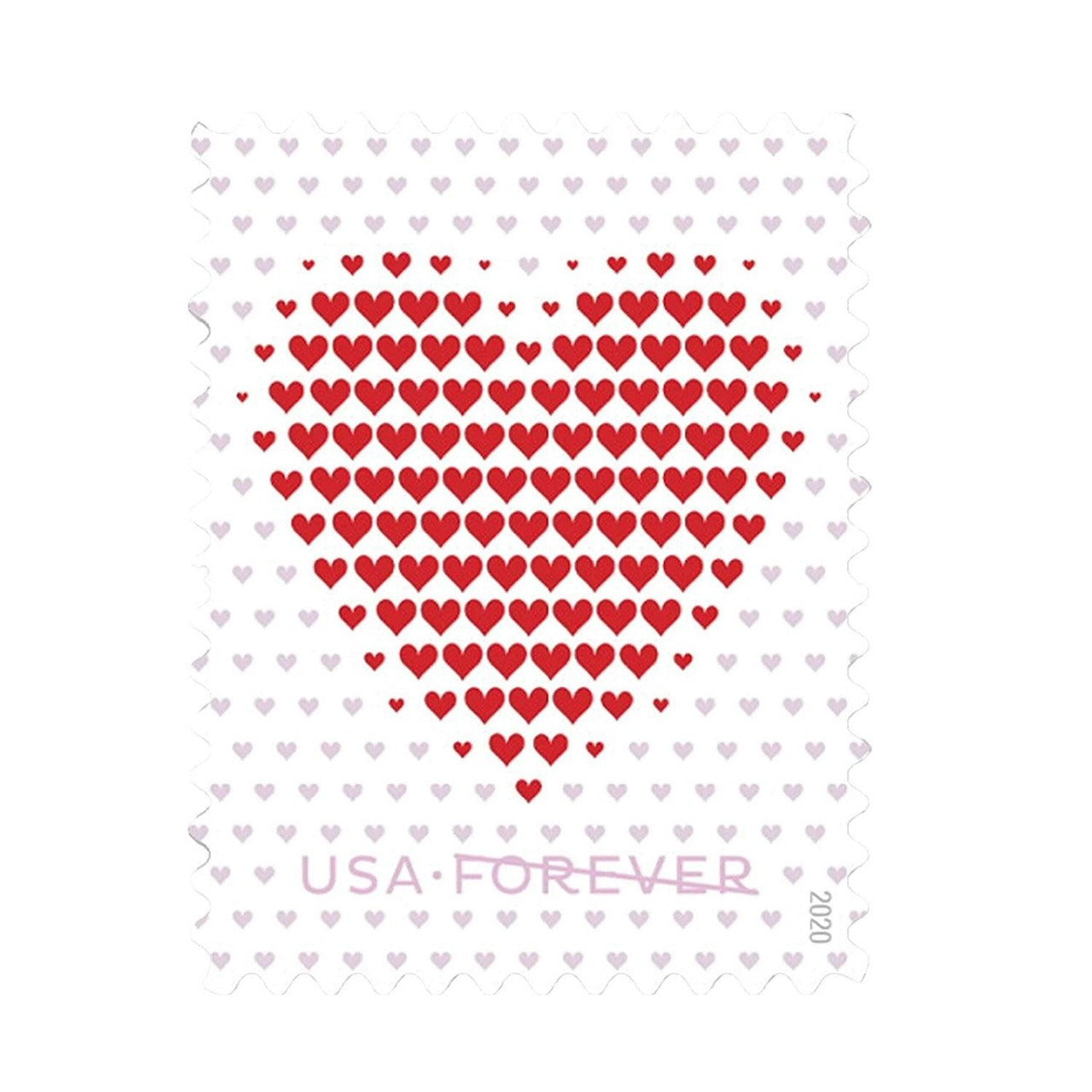 Made of Hearts 2020 Forever First Class Postage Stamps - Stamps Co Online