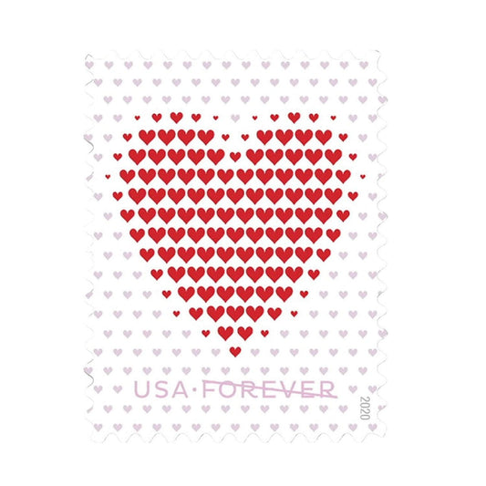 Made of Hearts 2020 Forever First Class Postage Stamps - Stamps Co Online