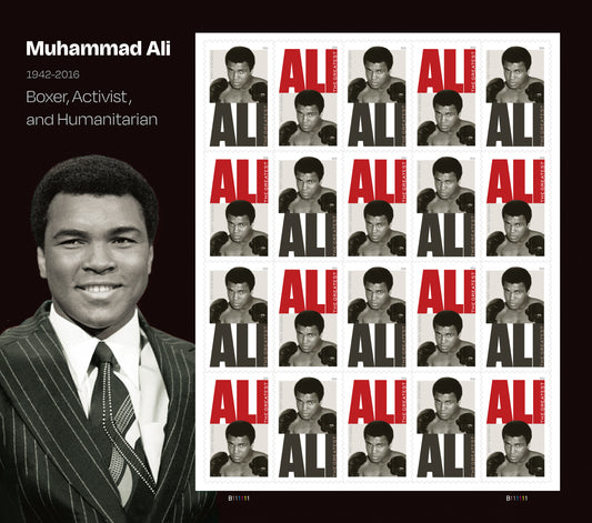 Muhammad Ali Forever Postage Stamps