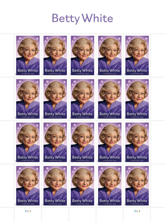 Betty White Forever First Class Postage Stamps - Stamps Co Online