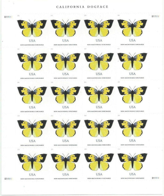 California Dogface Butterfly Forever First Class Postage Stamps - Stamps Co Online