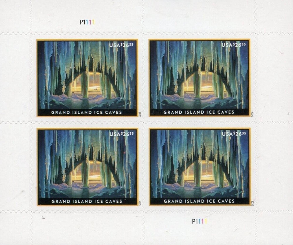 Grand Island Ice Cave Express Priority Stamps - Stamps Co Online