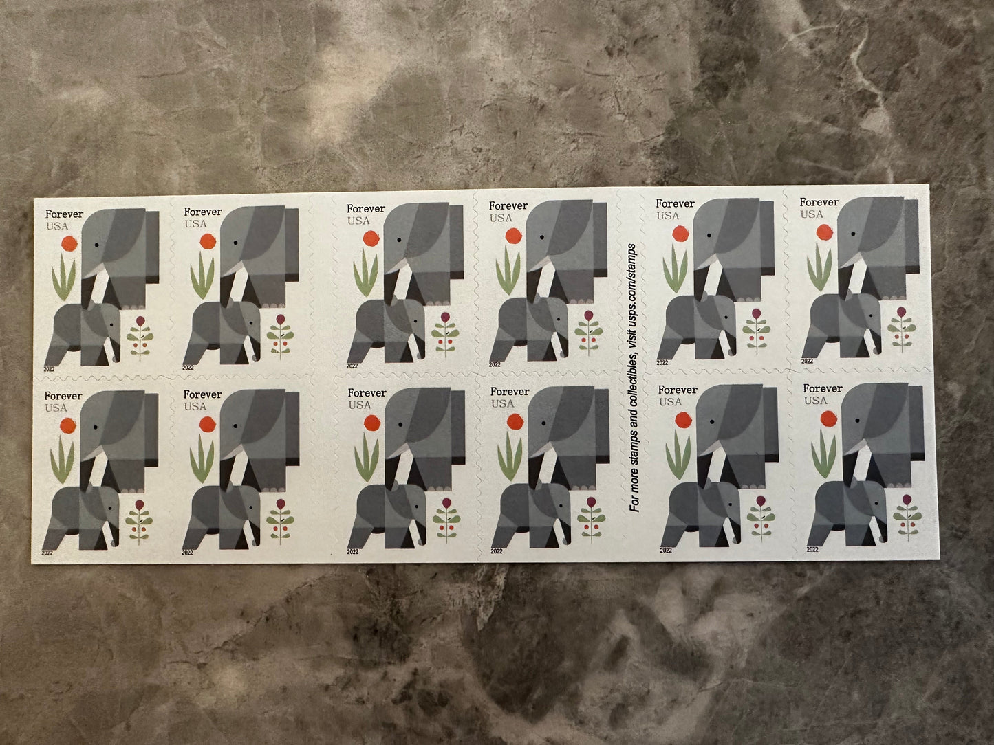 Cartoon Elephants Star First Class Postage Forever Stamps - Stamps Co Online