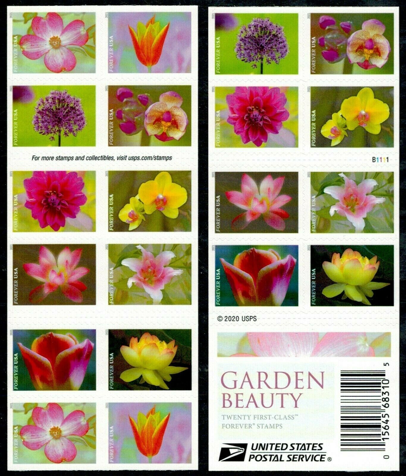 Garden Beauty First Class Postage Forever Stamps - Stamps Co Online