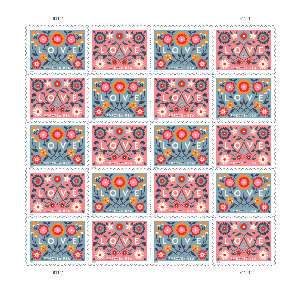 2022 Love Forever First Class Postage Stamps - Stamps Co Online