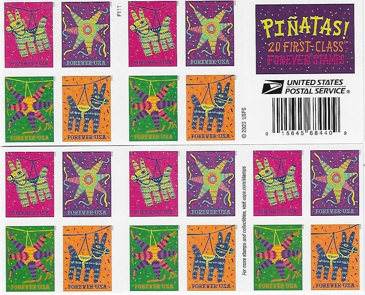 Pinatas Forever First Class Postage Stamps - Stamps Co Online