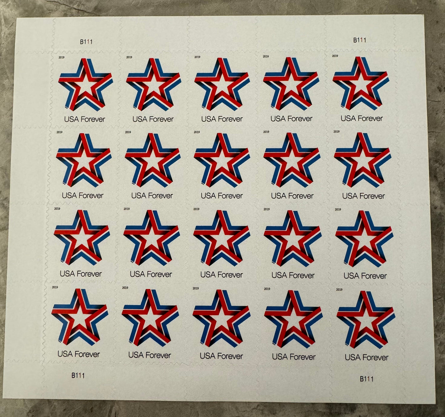 Star Ribbon Forever First Class Postage Stamps - Stamps Co Online