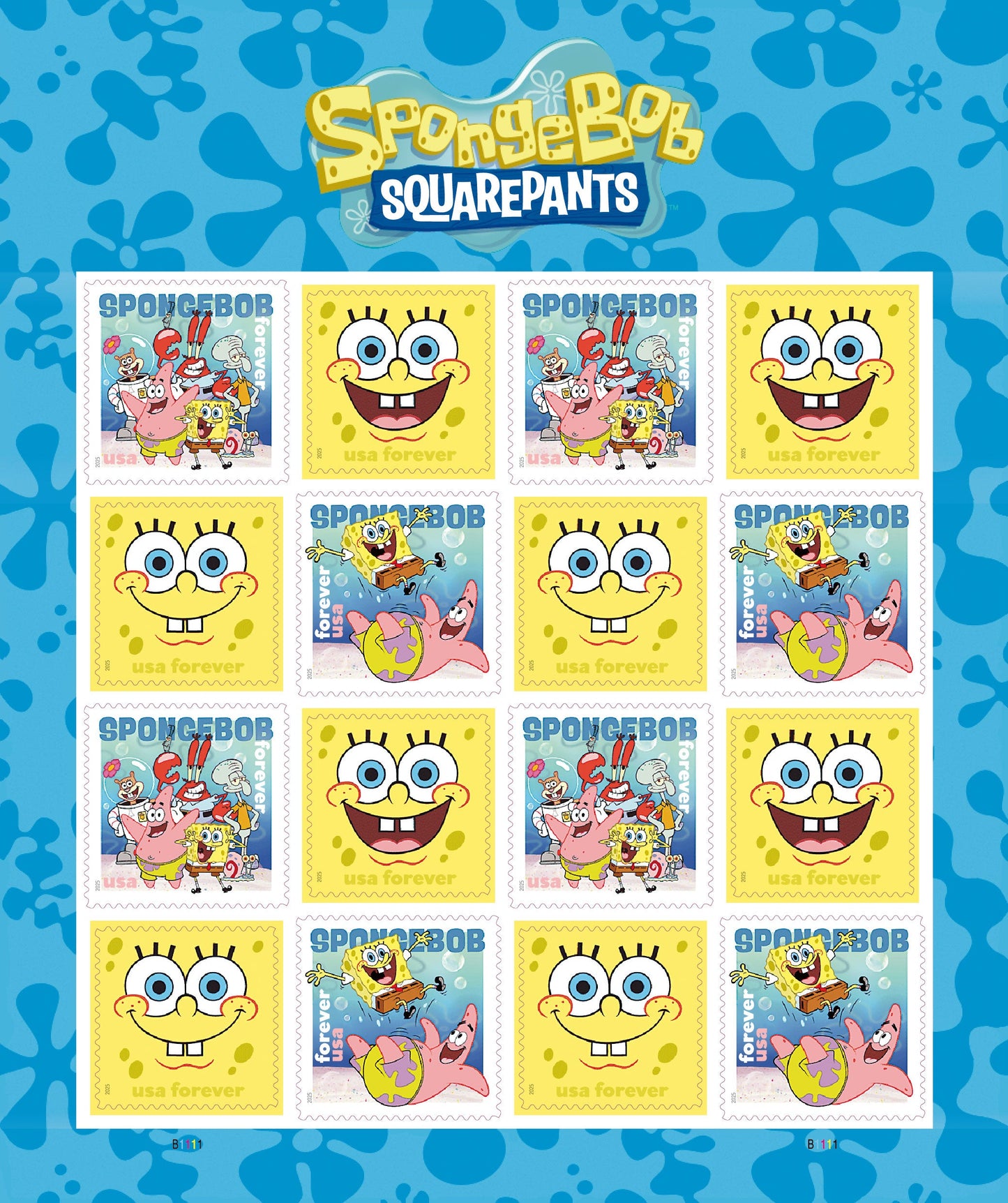 SpongeBob Squarepants Forever Stamps - Stamps Co Online