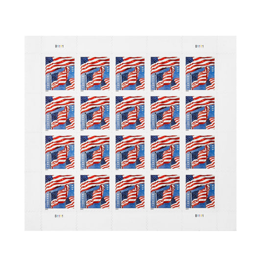 2022 US Flags Forever First Class Postage Stamps - Stamps Co Online