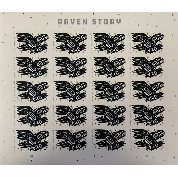Raven Story Forever First Class Postage Stamps - Stamps Co Online