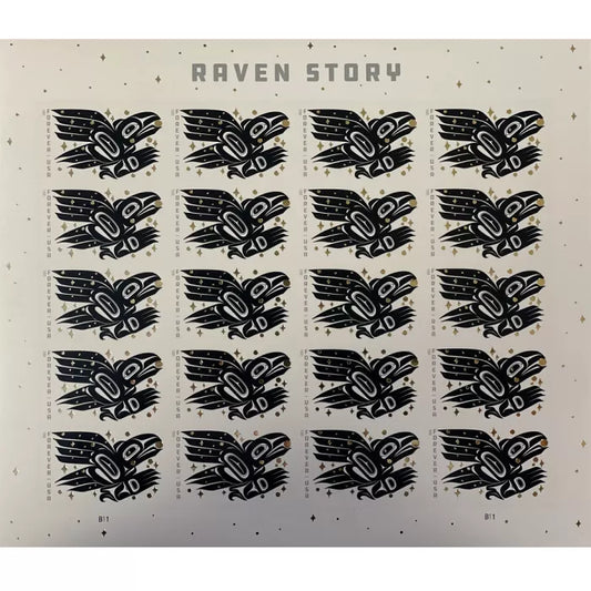 Raven Story Forever First Class Postage Stamps - Stamps Co Online
